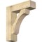 Ekena Millwork Legacy Block Rough Sawn Bracket w/ Offset Brace, Douglas Fir, 8"W x 28"D x 32"H BKT0806X28X32LEC05RDF - alternate 1